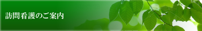 訪問看護のご案内